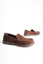 Women's Barefoot Molded Bitter Brown Suede Loafer Moccasin Casual Shoes - 3