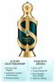 Hamidi Najum Luxury Perfume Oil Unisex Arabic Attar, Oud, Musk & Amber Base, Rich Oriental Scent, Gold Filigree Bottle, Long-Lasting Fragrance, Taj Silhouette Design - 3