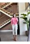 Tricoted Cardigan with Waist Ties and Buttons - 3