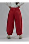 Red Oversize Women's Baggy Pants Coc3428 - 4