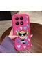 Mi 15t Compatible Pink Red Silicone Case Shockproof Camera Protection Heart Powerpuff Girls Patterned