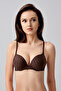Underwire and Double Push-Up Patterned Bra
