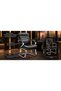 TANGO-V Executive Visitor Chair, High Back PU Leather Office & Meeting Chair, High-Density Foam, Padded Chrome Armrests, 2mm Chrome Cantilever Base, Black, 2 Years - 6