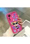 Redmi K50 Ultra Compatible Pink Red Silicone Case Shockproof Camera Protection Heart Powerpuff Girls Patterned - 4