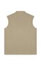 Men's Buttoned Wheat Vest with Thessaloniki Knit Pockets Classic Pattern - 5550L - 6