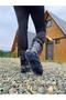 Women's Woolen Patterned Waterproof Snow and Rain Boots with Non-Slip Soles Winter Boots - 2