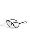 Optical Frame Compatible Blue Light Protection Cat Eye Buckle Glasses - 4