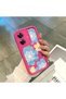 حافظة سيليكون وردية حمراء متوافقة مع هاتف Realme Note 60، مقاومة للصدمات، حماية للكاميرا، نمط زهور - 4