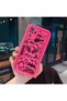 Redmi Note 10 4G/Note 10S Compatible Pink Red Silicone Case Shockproof Camera Protection Graffiti Pattern - 4