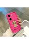 Tecno Camon 20 Pro 4g Compatible Pink Red Silicone Case Shockproof Camera Protection Heartbeat and Dog Pattern - 4