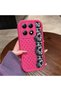 Mi 14t Compatible Pink Red Silicone Case Shockproof Camera Protection Dotted Lace Pattern