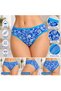 Women's Panties Set - Mixed Patterned Cotton Daily Underwear Pack - 3