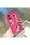 Vivo Y31/Y21D Compatible Pink Red Silicone Case Shockproof Camera Protection Minnie and Bow Pattern - 4