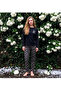Women's Sofia Fabric Crew Neck Pajama Set - 2
