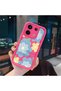 Redmi Note 13 Pro 5g Compatible Pink Red Silicone Case Shockproof Camera Protection Flower Pattern - 3