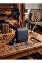 Genuine Leather Multi-Compartment Men's Shoulder Bag - 6