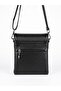 Genuine Leather Multi-Compartment Men's Shoulder Bag - 4