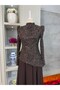 İpek Abiye Kahve - 2