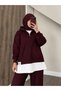 Women's Hijab 2 Threaded Half-Zip Hooded Tracksuit Set |   Double Sports Set |   Daily Islamic Clothing |   Hoodie and Sweatpants |   Comfortable and Suitable for Daily Use Women's Suit Model Stylish - 2
