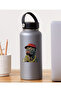 Black Pitbull Sticker with Red Hat Car, Motorcycle, Helmet, Laptop, Glass Sticker 13X11 cm - 5
