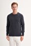 Men's Caz 33155 Soft Touch Basic Sweater Navy Blue - 2