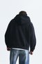 Boxy Fit Metal Clip Closure Sweatshirt - 6