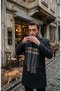 Men's Winter Scarf Woven Tassel Soft Textured Winter Scarf - 2