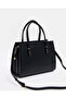 Women Black Structured Handbag - 3