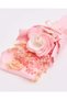 Pink Artificial Flower Gift Set - 4