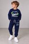Boys' Bicycle Printed Sweatshirt Jogger Pants Top and Bottom Set