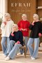 Striped Cuff Detailed Oversize Sweatshirt Tunic - 5
