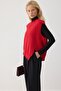 Asymmetric Cut Tricot Sweater