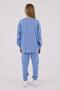Girl's Premium Crew Neck Pigment Printed Winter Regular Fit Tracksuit Set - 7