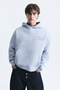 Oversize back printed sweatshirt - 2