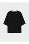 Black Soft Touch Striped Blouse - 2
