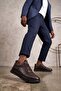 Elit Mzv282C Men's Genuine Leather Casual Shoes Brown