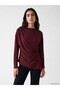 Rmz Gi̇yi̇m Farkiyla Wide Roba Collar Gathered Blouse