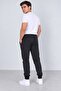 Unisex Regular Ribbed Rain Pattern Long Sweatpants - 3
