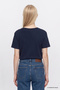 Navy Blue Premium Cotton Soft Textured Anti-Sweat Comfortable V-Neck T-Shirt - 6