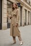 Women's Belted Trench Coat 32403 Camel - 2