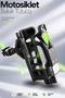 Motorcycle Water Bottle Holder Bl-1 Adjustable Metal Cup Bottle Holder with Handlebar Mounting with Anti-Slip Pad Black