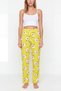 Women's 2-Piece Pajama Bottom Set Duck Star Pattern Elastic Waist Comfortable Cut Home Pajamas - 4