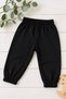 100% Cotton Baby Kids 0-5 Years Old 2-Piece Elastic Cuffed Winter Bottom Pajamas Tracksuit Jogger - 2