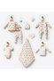 100% 0Organic Panda Printed Boxed 10 Pieces Unisex Baby Hospital Discharge Set - 4