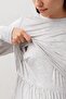 Long Sleeve Flexible Comfortable Viscose Maternity Nightgown - 5