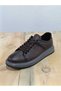 Men's Sporty Winter Shoes Genuine Leather Rubber Sole Orthopedic and Lace-Up and Brown
