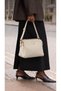 3-Section Adjustable Strap Crossbody Bag S-1437 Cream
