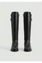 26K-188-R6263 Genuine Leather with Lycra Back, Above the Knee Boots for Women - 5