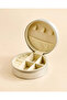 Silver Round Jewelry Box - 2
