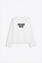Eazy Unisex Oversize Long Sleeve T-Shirt 100% Cotton Ecru Who Cares Printed Boxy Fit T-Shirt - 4